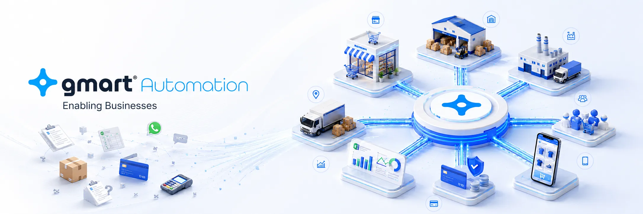 GMart Automation business automation platform banner